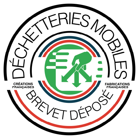 Macaron brevet déposé de la déchèterie mobile SEPRA